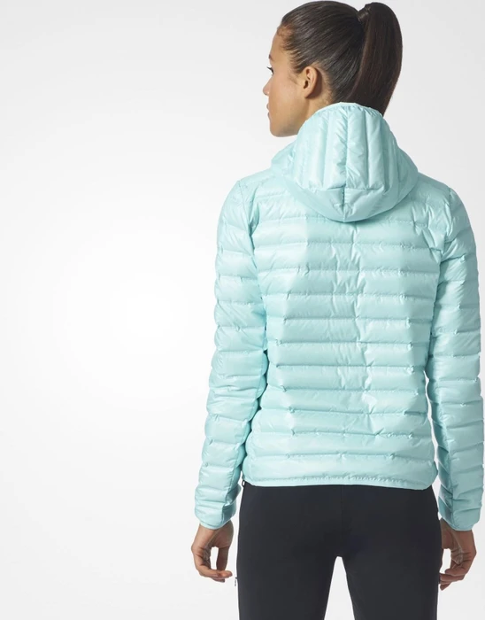 adidas Varilite Hooded Down Funktionsjacke clear aqua (Damen)