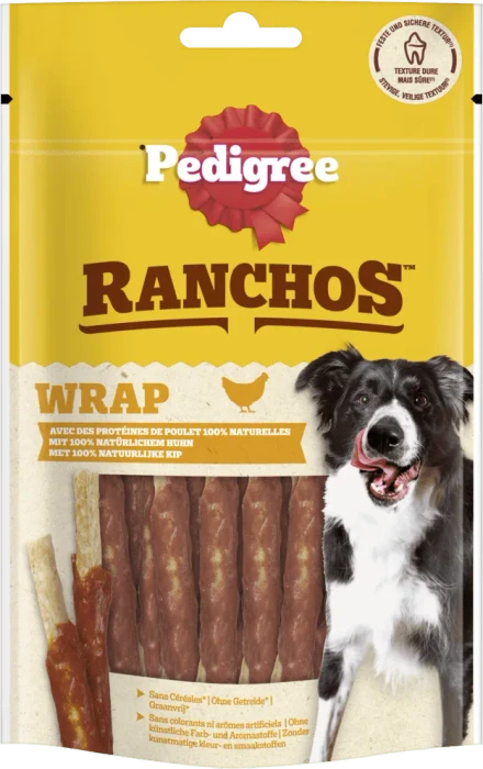 Pedigree Ranchos, Wrap, mit Huhn, 60g