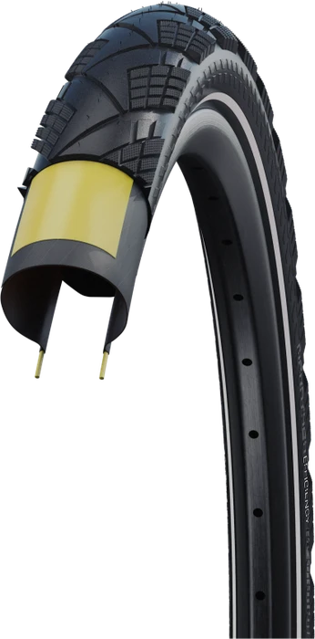 Schwalbe Marathon Efficiency 28x2.0" Super Race V-Guard Addix Race Reifen black/reflex