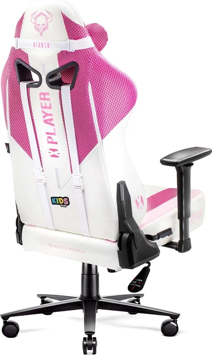 Diablo Chairs X-Player 2.0 Kids Gamingstuhl, pink/weiß