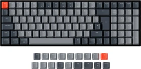 Keychron K4 V2, LEDs weiß, hot-swap, schwarz, Gateron RED, USB/Bluetooth, DE