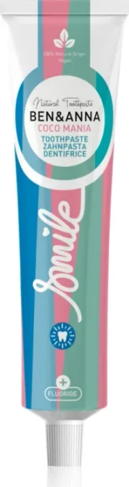 Ben & Anna Coco Mania Zahnpasta mit Fluorid, 75ml
