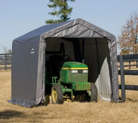 ShelterLogic Shed-in-a-Box Foliengerätehaus 9m² grau