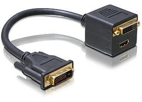 DeLOCK DVI [Stecker] auf DVI/HDMI [Buchse] Adapter