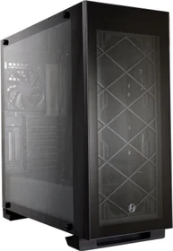 Lian Li Alpha 330X schwarz, Glasfenster