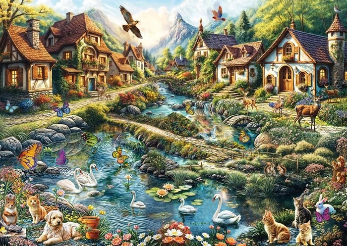 Schmidt Spiele Dörfchen am Waldesrand (58874) – Bild 2 von 2