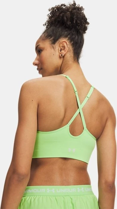 Under Armour Vanish Seamless Low Sport-BH lumos lime/white (Damen)