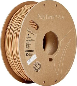Polymaker PolyTerra PLA, Wood Brow, Spule, 1.75mm, 1.00kg