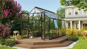 Vitavia Olymp 9900 ESG 3mm Gewächshaus schwarz