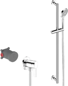 Keuco IXMO 59652 Brause-Set 1 Einhebel-Brausemischer für 1 Verbraucher mit Brausestange chrom