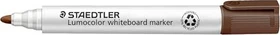 Staedtler Lumocolor Whiteboardmarker 351 braun, 10er-Pack