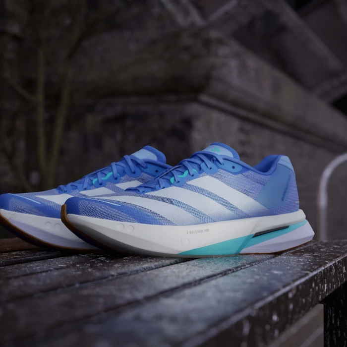 adidas Adizero Boston 13 blue fusion/zero metalic/glow blue (Damen)