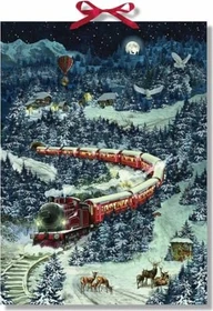 Coppenrath Weihnachtsexpress in Winterlandschaft Wand-Adventskalender