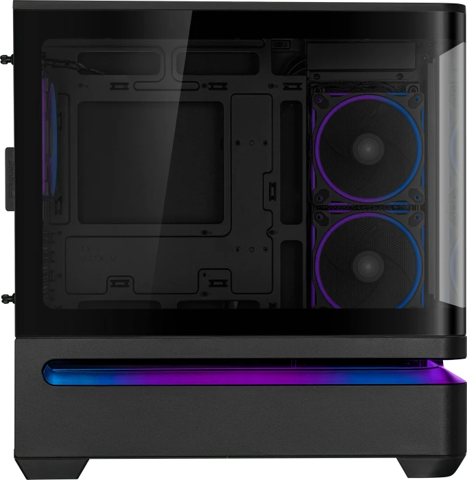 ASUS Prime AP202 ARGB, schwarz, Glasfenster
