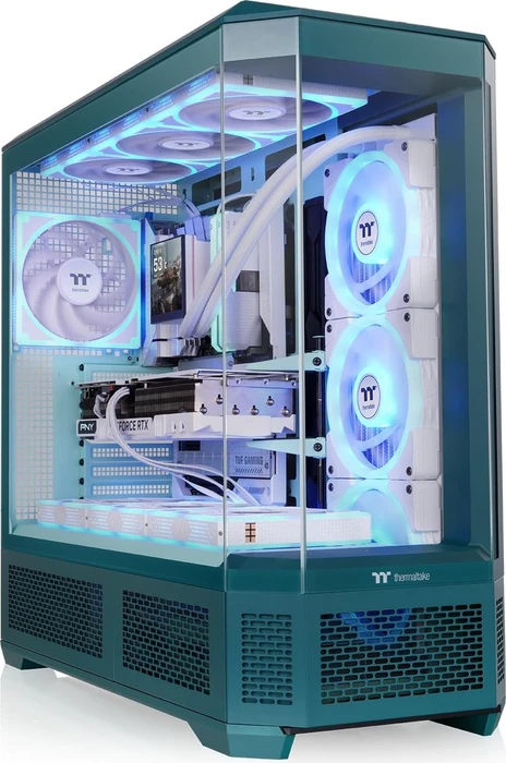 Thermaltake View 600 TG ARGB Transformative Teal, grün, Glasfenster