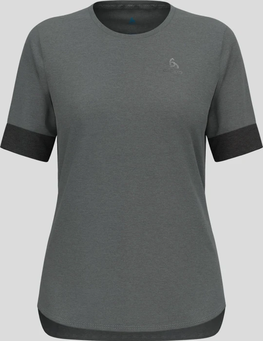 Odlo Ride 365 Funktionsshirt kurzarm black melange/grey melange (Damen)