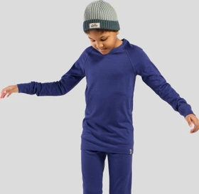 Odlo Active Warm Eco Funktionsshirt langarm skipper blue. (Junior)
