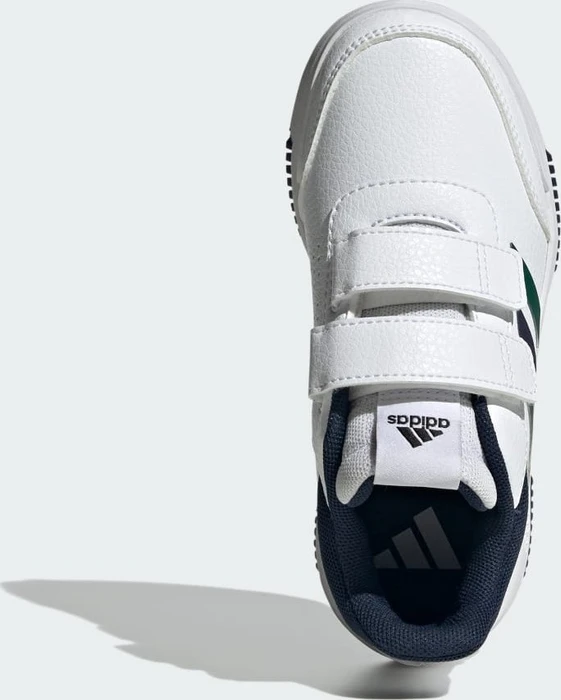 adidas Tensaur Hook and Loop cloud white/collegiate green/collegiate navy (Junior)