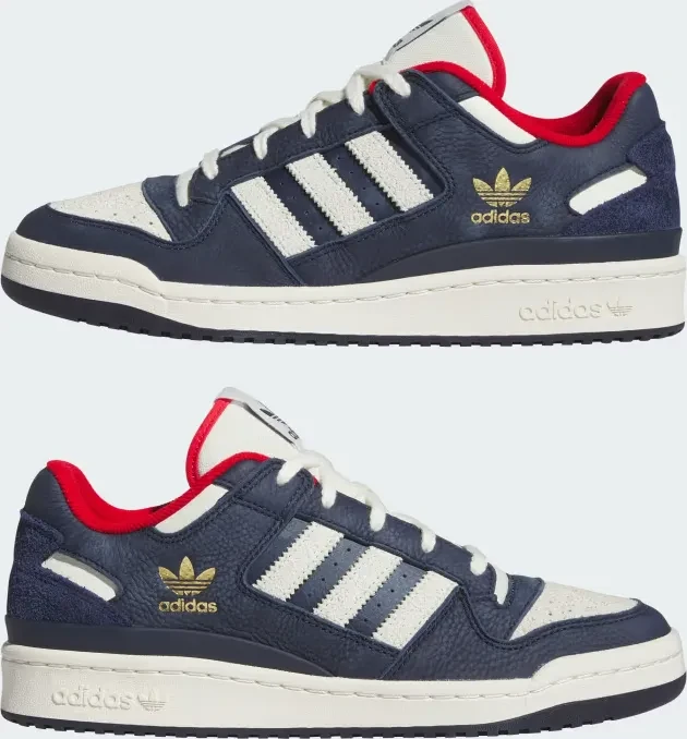 adidas Forum Low CL night indigo/ivory/better scarlet