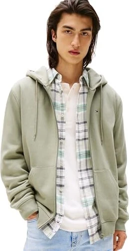Tommy Hilfiger Zip Fleece Hoodie utility sage (Herren)