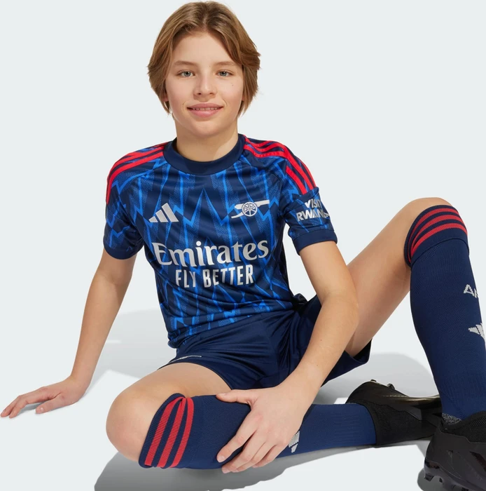 adidas FC Arsenal 2025/2026 Auswärtstrikot night indigo/grey two (Junior)