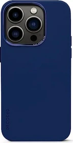 Decoded AntiMicrobial Silicone Back Cover für Apple iPhone 14 Pro navy peony