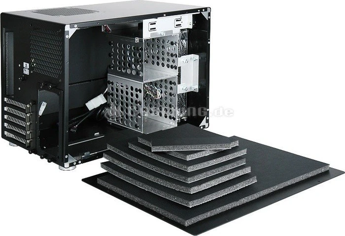 Lian Li PC-V354B schwarz, schallgedämmt