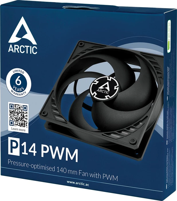 ARCTIC P14 PWM schwarz, 140mm