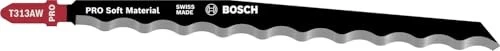 Bosch Professional T313A HCS Special for Soft Material Stichsägeblatt, 152mm, 3 Stück