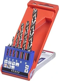 kwb HSS-CO Metallbohrer-Sortiment Kobaltlegiert inkl. Werkzeugbox, 6-tlg.