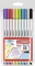 STABILO Pen 68 brush sortiert, 10er-Set, Etui Vorschaubild