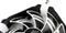 AeroCool Dead Silence White Edition, 140mm Vorschaubild