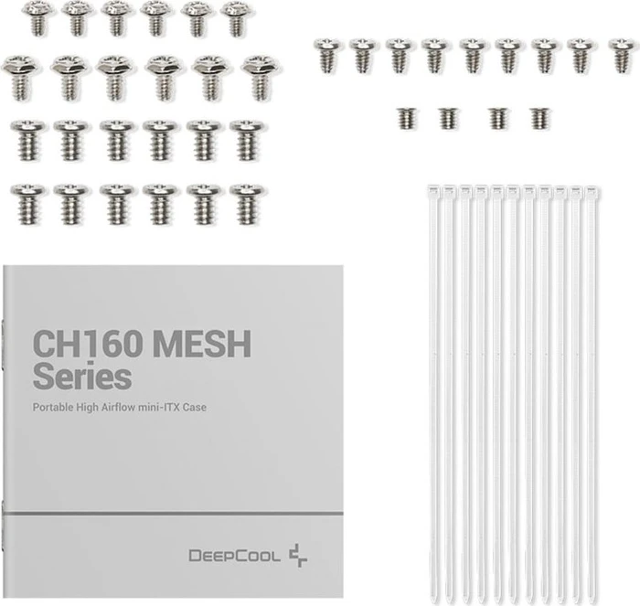 DeepCool CH160 MESH WH, weiß, Mini-ITX