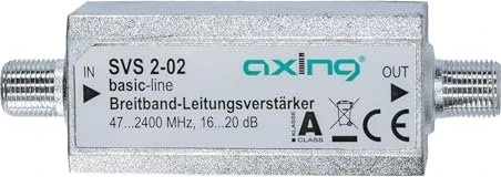 AXING SVS202 Sat-Leitungsverstärker mit Entzerrung