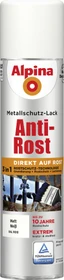 Alpina Farben Sprühmetallschutz-Lack Anti-Rost außen weiß matt, 400ml