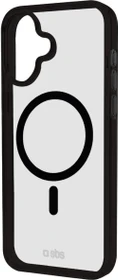 SBS Mobile Mag Frame Case für Apple iPhone 16 schwarz