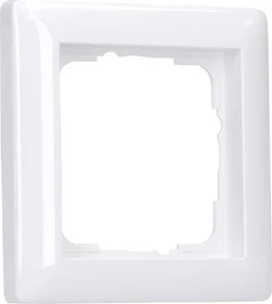 Gira Standard 55 Abdeckrahmen 1fach, reinweiß glänzend