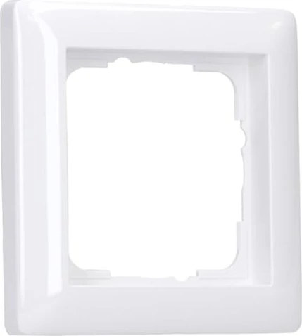 Gira Standard 55 Abdeckrahmen 1fach, reinweiß glänzend