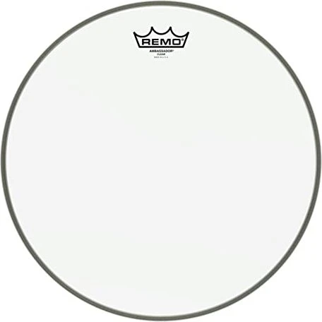 Remo Ambassador Clear 12"