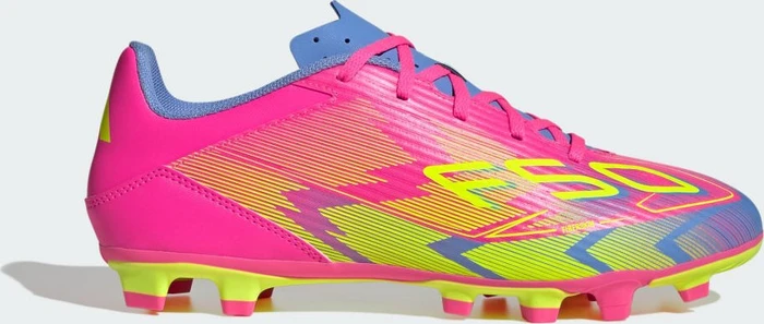 adidas F50 Club FG/MG lucid pink/lucid lemon/blue fusion