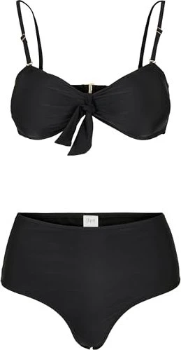 Urban Classics High Waist Balcony Bikini-Set schwarz (Damen)