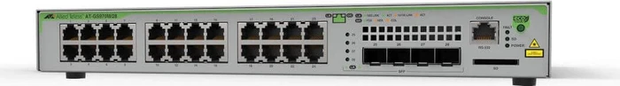 Allied Telesis CentreCOM GS970M Desktop Gigabit Managed Switch, 24x RJ-45, 4x SFP