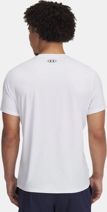 Under Armour HeatGear Fitted Funktionsshirt kurzarm weiß/schwarz (Herren)