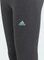 adidas Essentials Linear Logo Cotton Hose lang dark grey heather/easy green (Junior) Vorschaubild