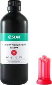 eSUN PW100 PLA Water Washable Resin Red, 1.00kg