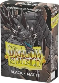 Dragon Shield Matte Sleeves Japanese black, 60 Stück