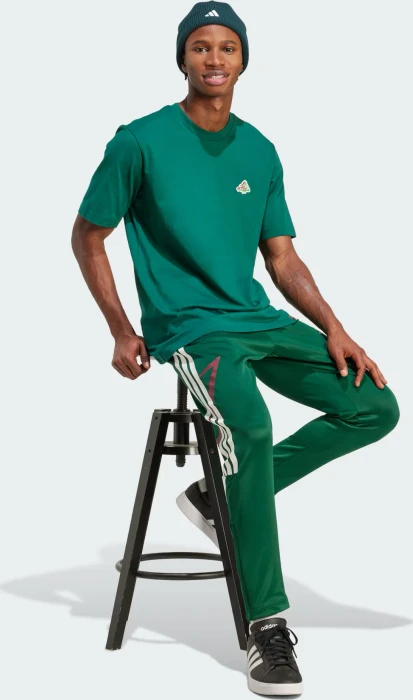 adidas Mini Pizza Graphic T-Shirt kurzarm collegiate green (Herren)