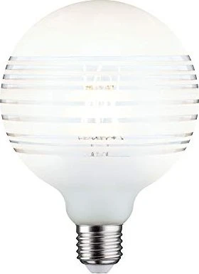 Paulmann Modern Classic Edition LED Globe E27 4.5W/826 warmweiß Ringspiegel liniert weiß