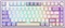 Epomaker x Aula F75, Purple, LEDs RGB, hot-swap, LEOBOG Reaper, USB/Bluetooth, US Vorschaubild