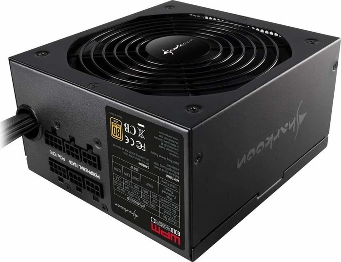 Sharkoon WPM Gold Zero 650W, ATX 2.3